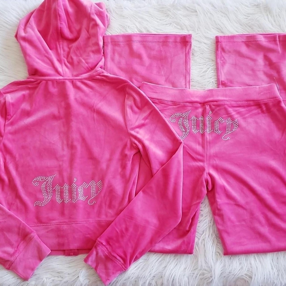 Juicy Couture Pink Velour Tracksuit